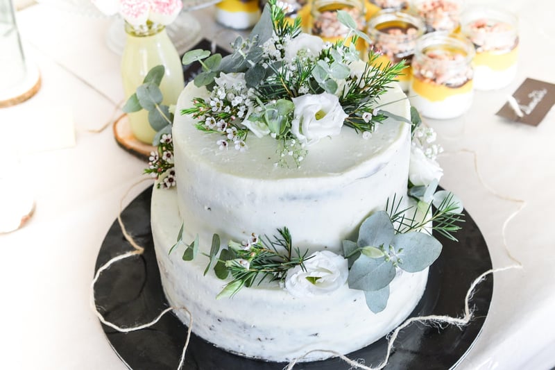 Watercolor Wedding Cake